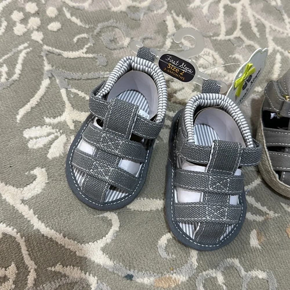 💕 Stepping stones first steps gift baby shoes pair NWT $34 sz 2 3-6 months 💕